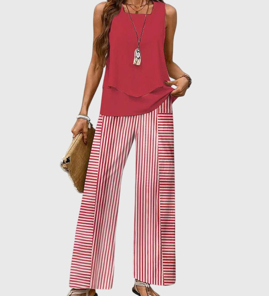 Brenda | Elegante Completo Estivo a Due Pezzi