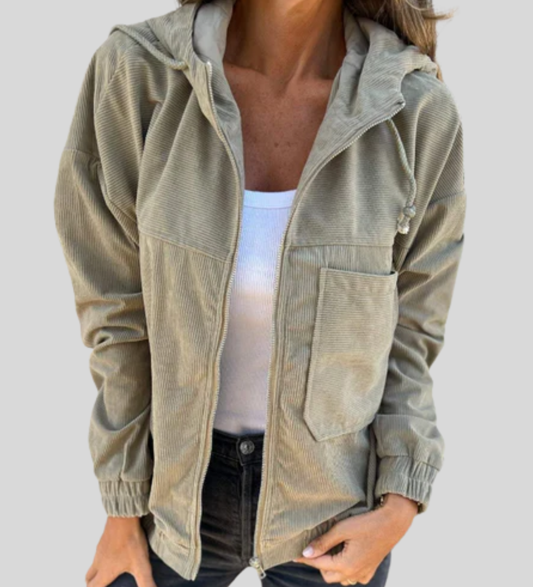 Delphine | Gilet zip morbido