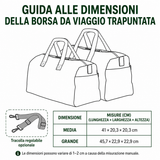 Borsa da viaggio a tracolla con tartaruga marina NCU0DV7495