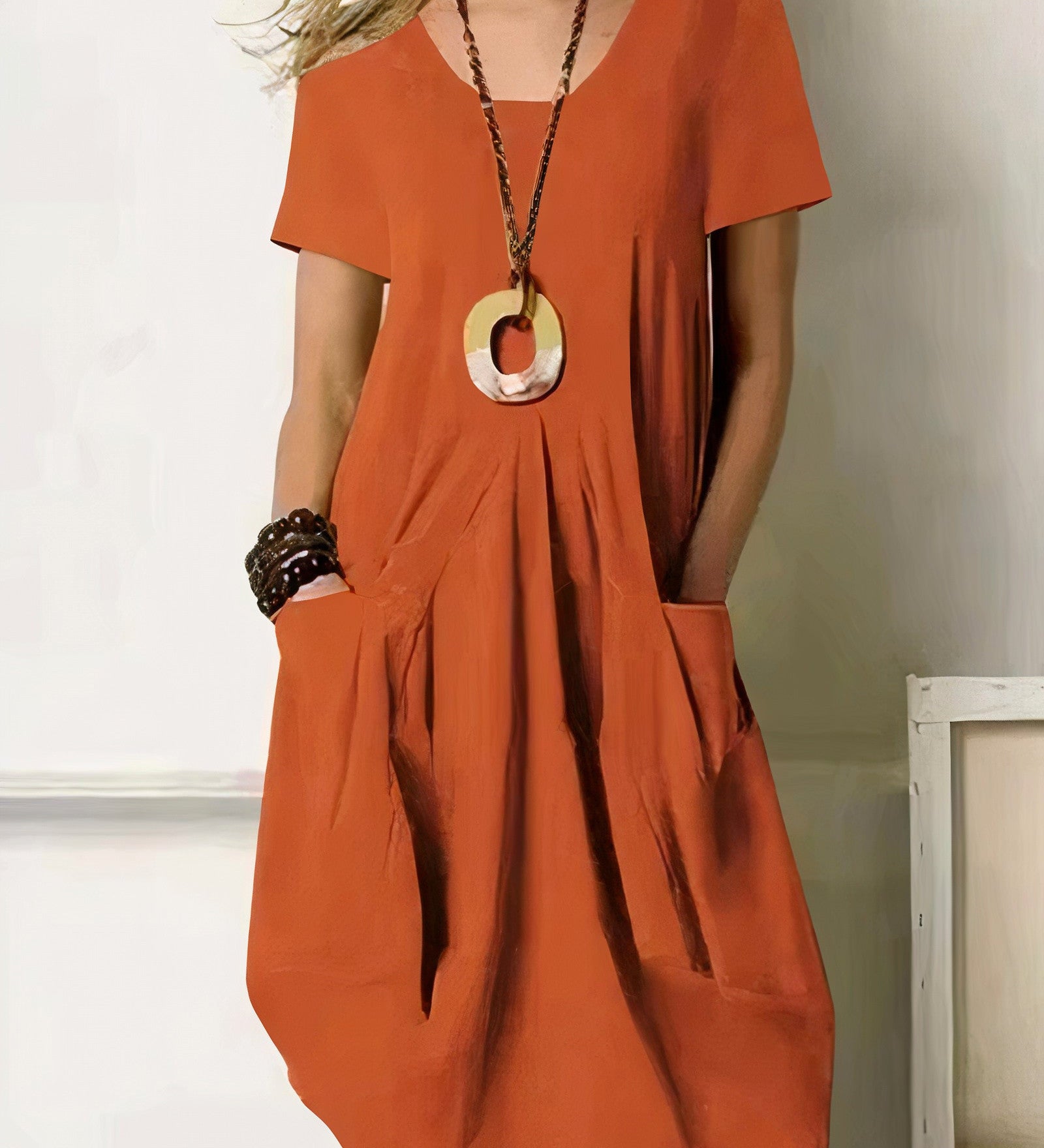 Marije - Abito Casual con Tasche