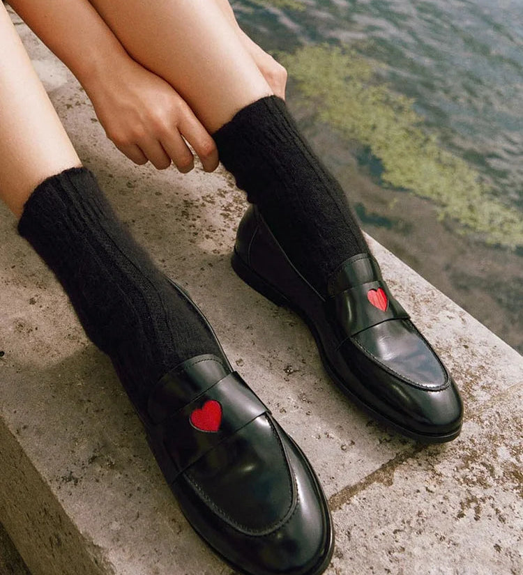MOCASSINO CLASSICO CON DETTAGLIO CUORE