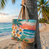 Borsa Mare e Viaggio Trapuntata Spirito Tropicale