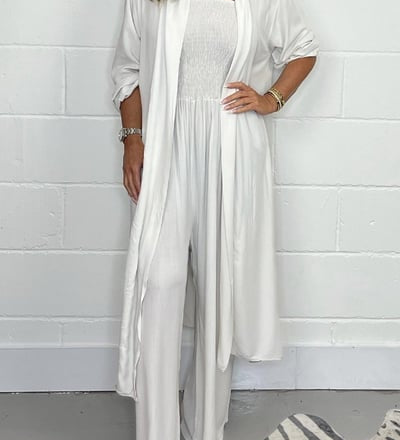 Look completo: Tuta Elegante + Kimono leggero GRATIS