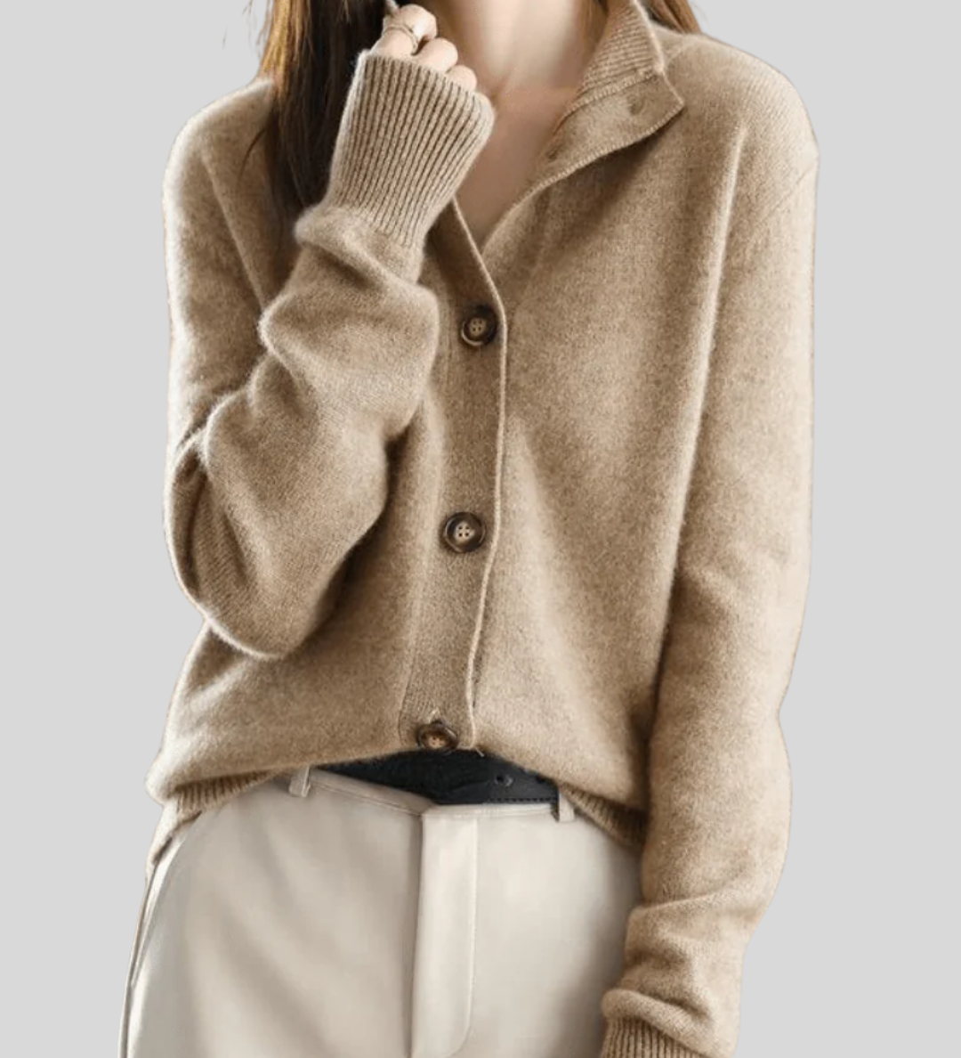 Stéphanie | Cardigan in Cashmere Stile Retro