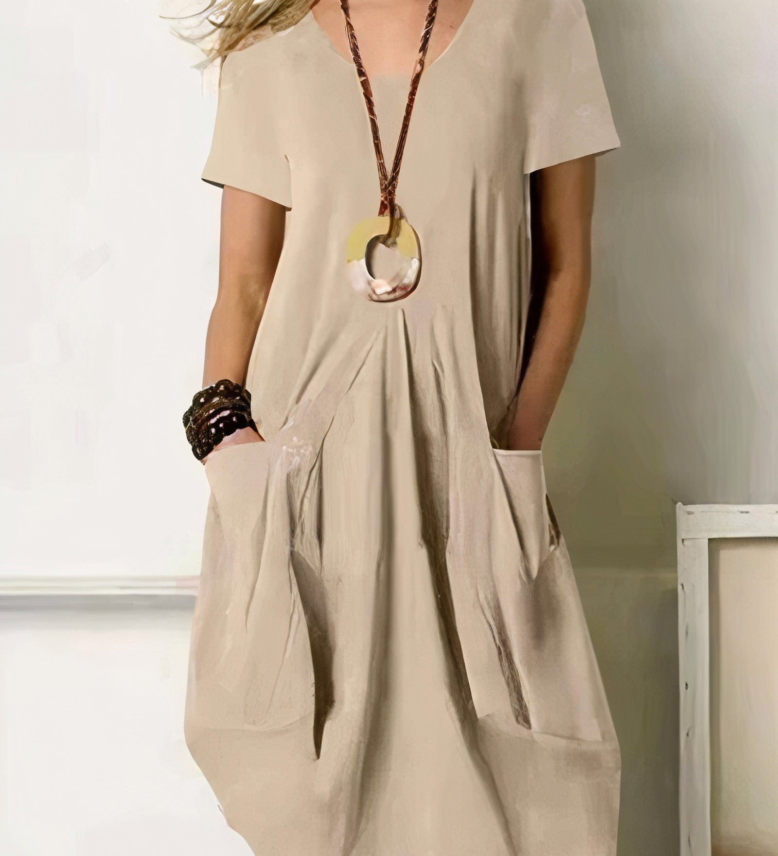 Marije - Abito Casual con Tasche