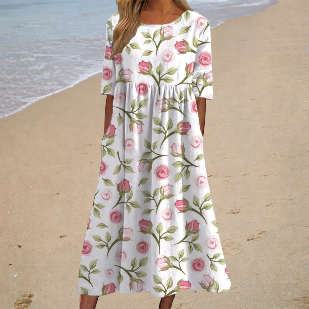 Thais - Vestito lungo fluido, chic e comodo