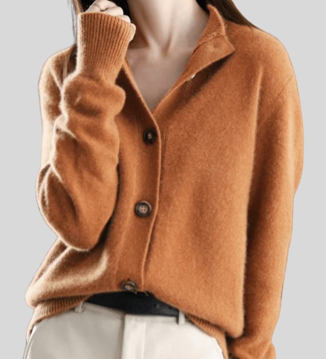 Stéphanie | Cardigan in Cashmere Stile Retro