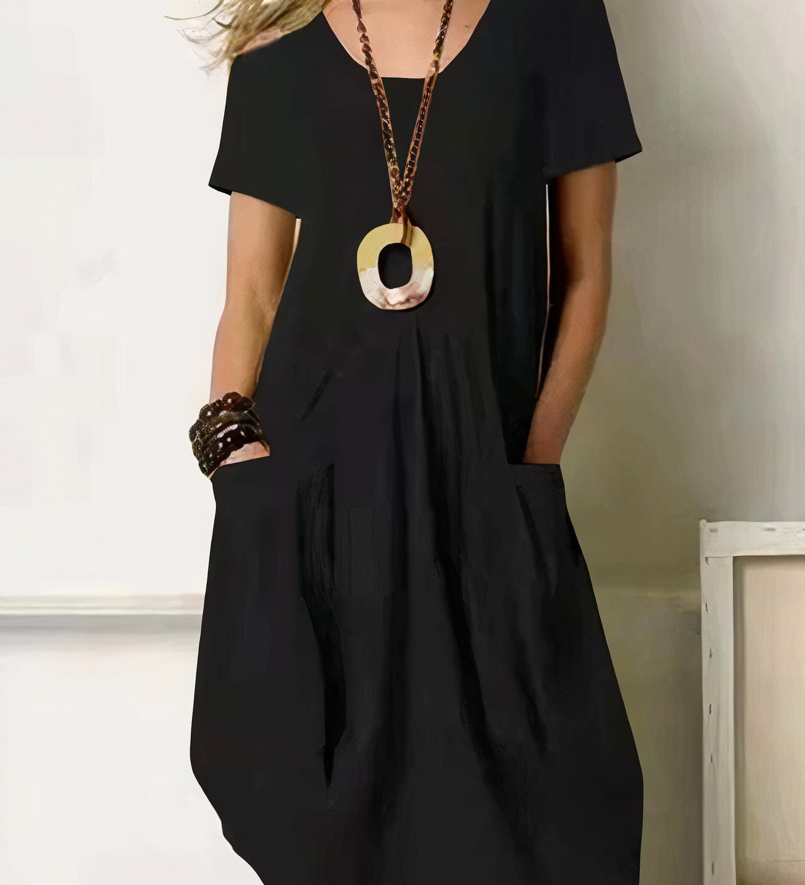 Marije - Abito Casual con Tasche