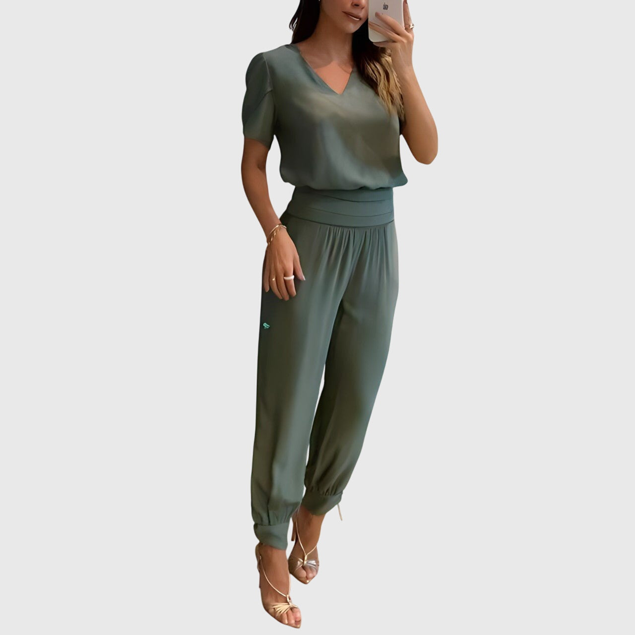 Jennifer | Elegante Completo con Blusa e Pantaloni