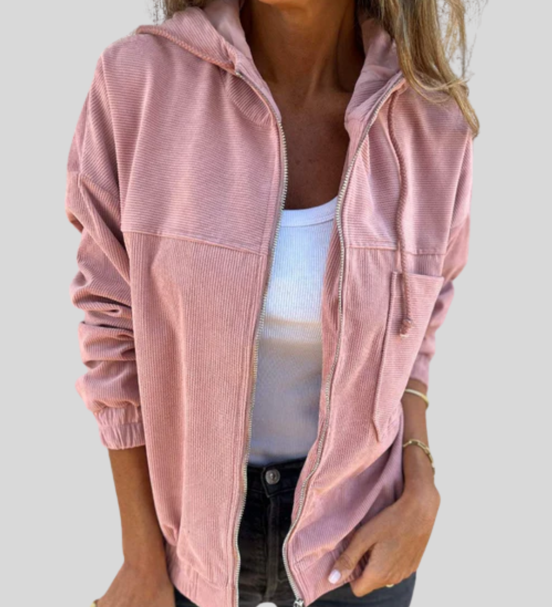 Delphine | Gilet zip morbido
