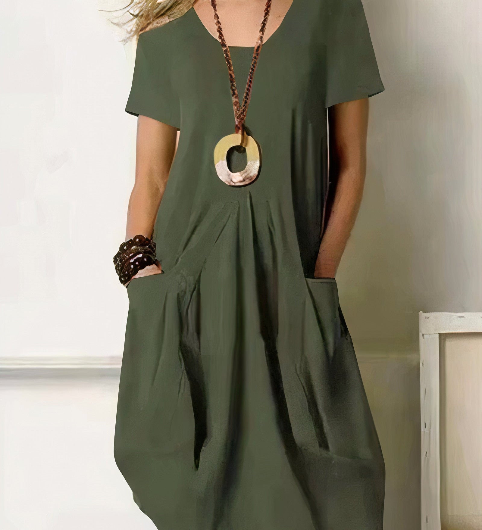 Marije - Abito Casual con Tasche