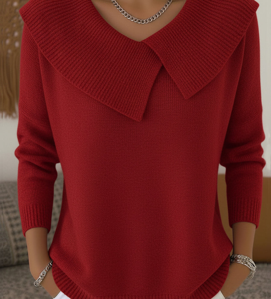 Giuliana™ | Maglia Calda con Colletto Morbido