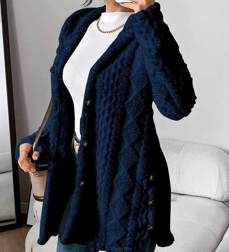 ANGELA™ | CARDIGAN CON CAPPUCCIO