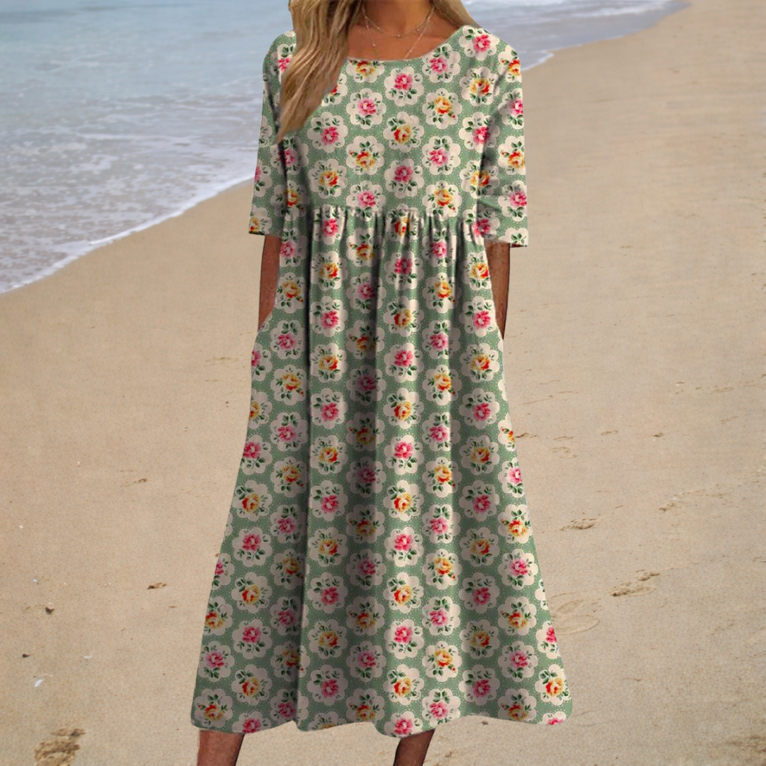 Thais - Vestito lungo fluido, chic e comodo