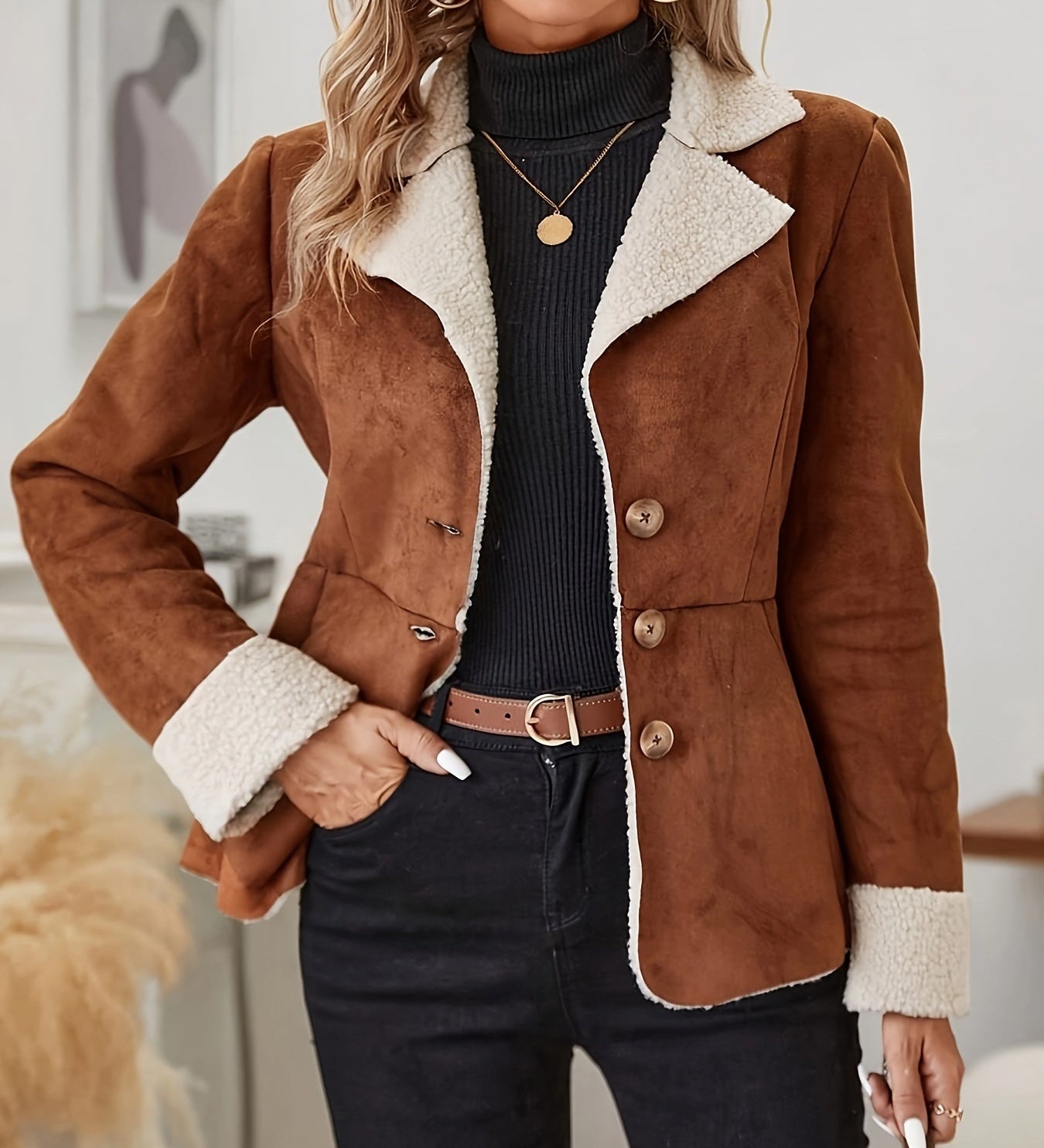 Isabella™ Giacca in Pelliccia Sintetica da Donna