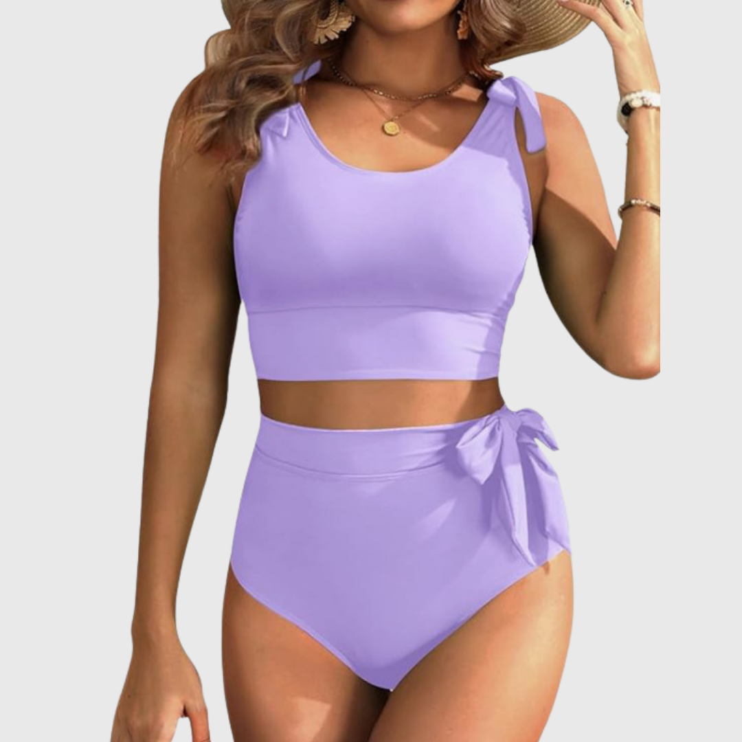 Auriane | Set Bikini Due Pezzi Vita Alta