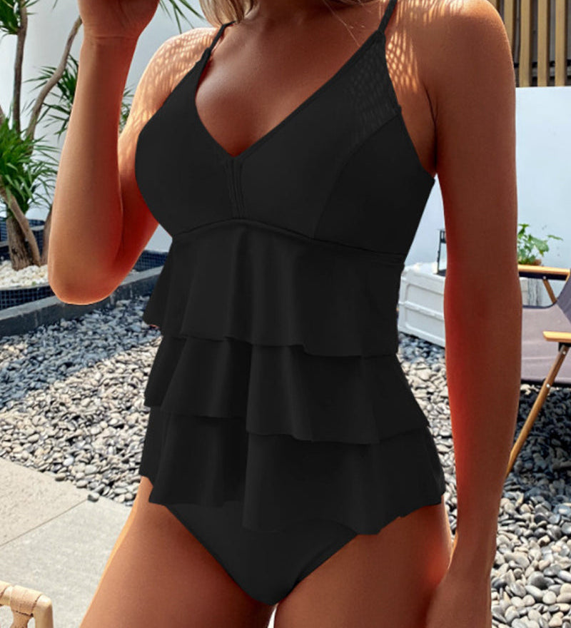 Lia | Costume intero elegante con ruches