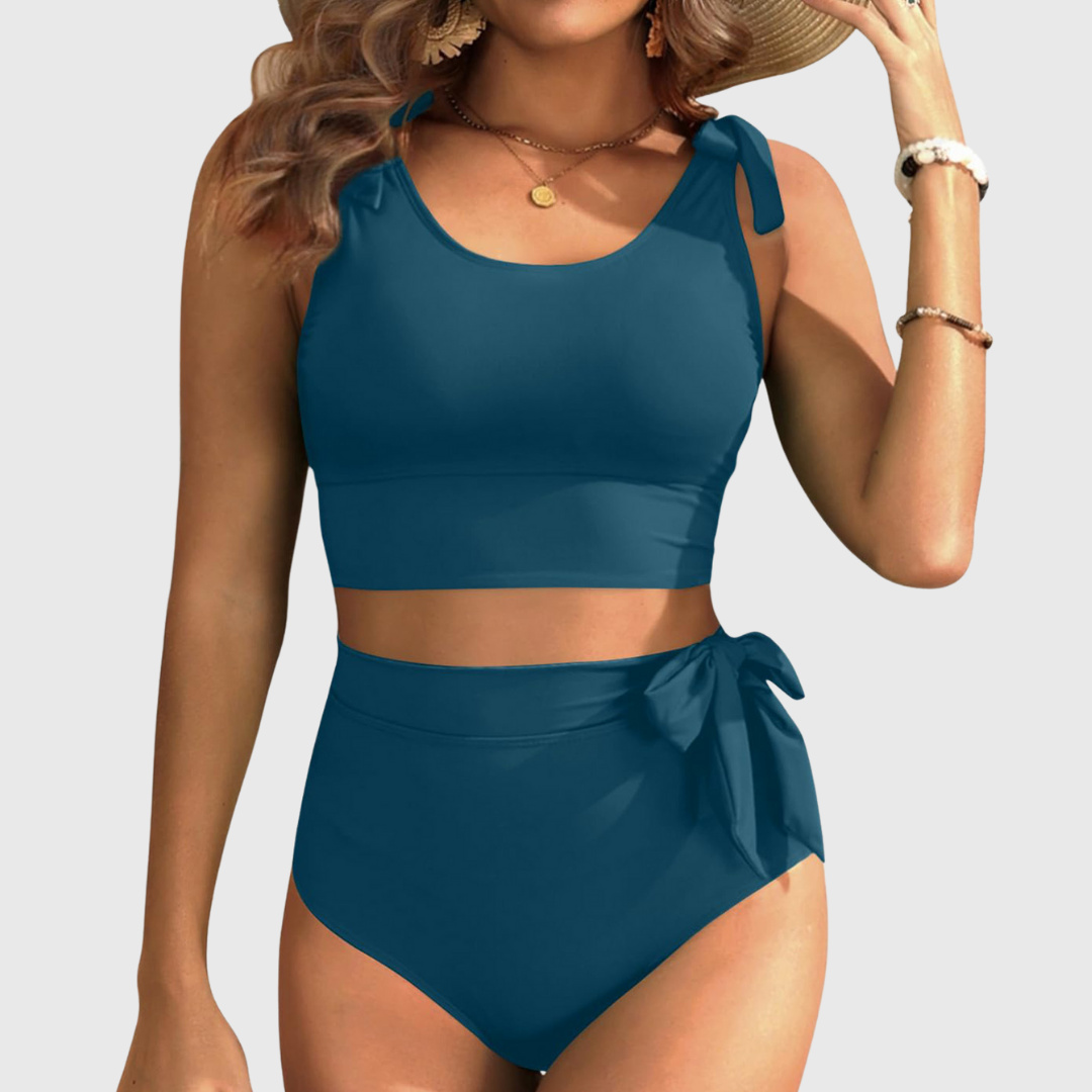 Auriane | Set Bikini Due Pezzi Vita Alta