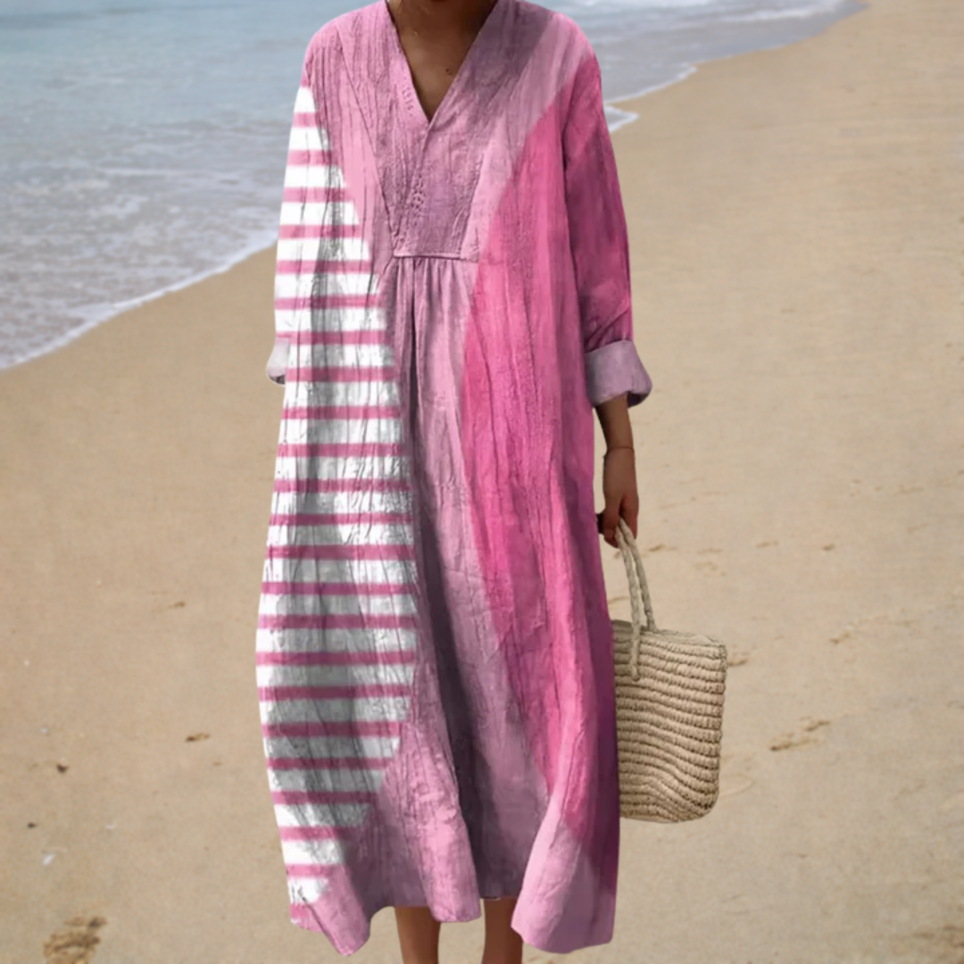 Nadine - Vestito Estivo Stampato Flattering