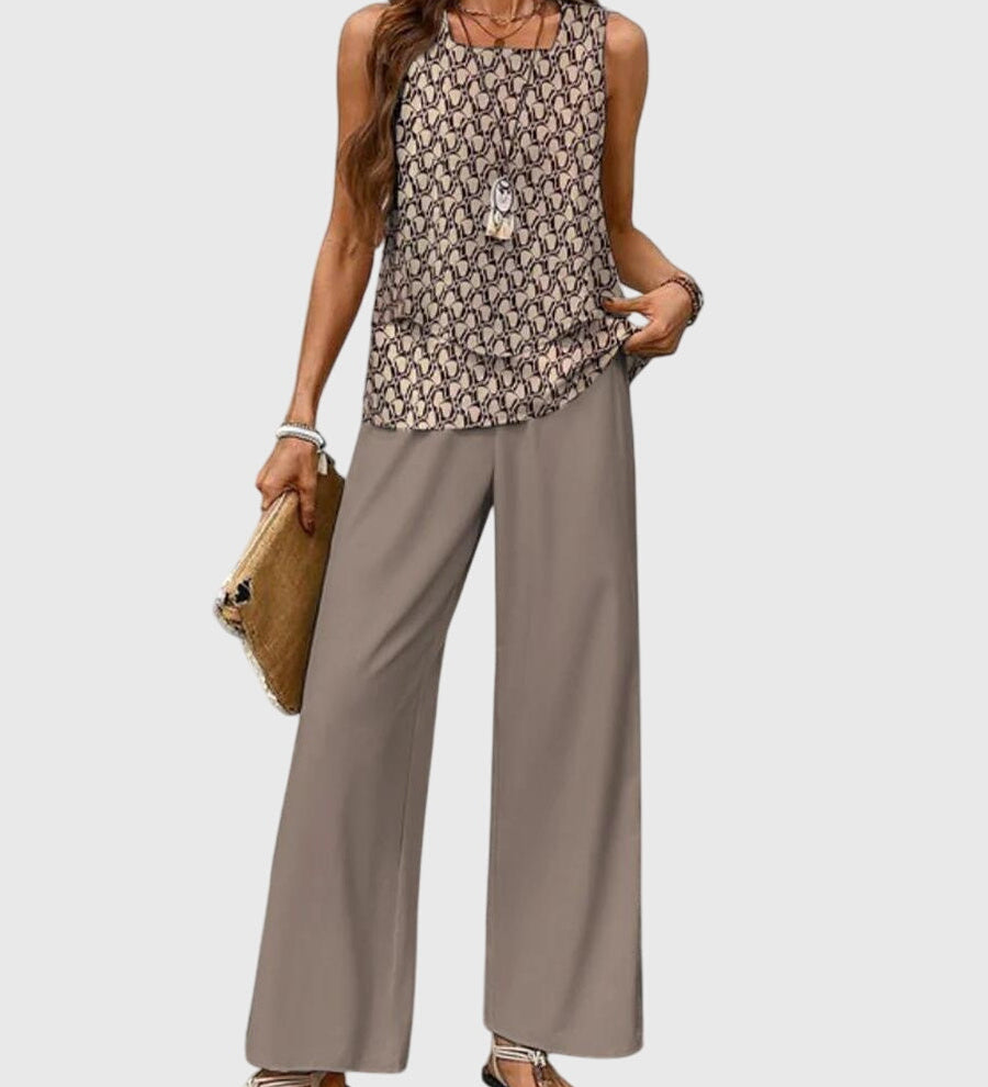 Brenda | Elegante Completo Estivo a Due Pezzi