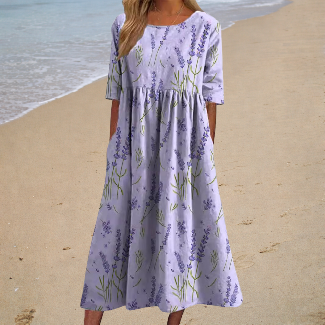 Thais - Vestito lungo fluido, chic e comodo