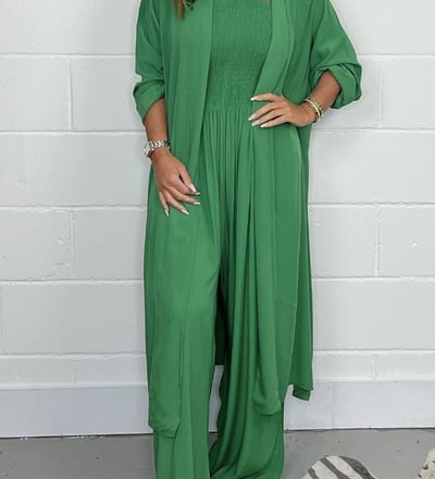 Look completo: Tuta Elegante + Kimono leggero GRATIS