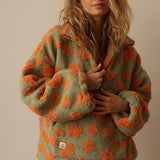 Alma™ | Felpa in pile con cappuccio e maniche lunghe