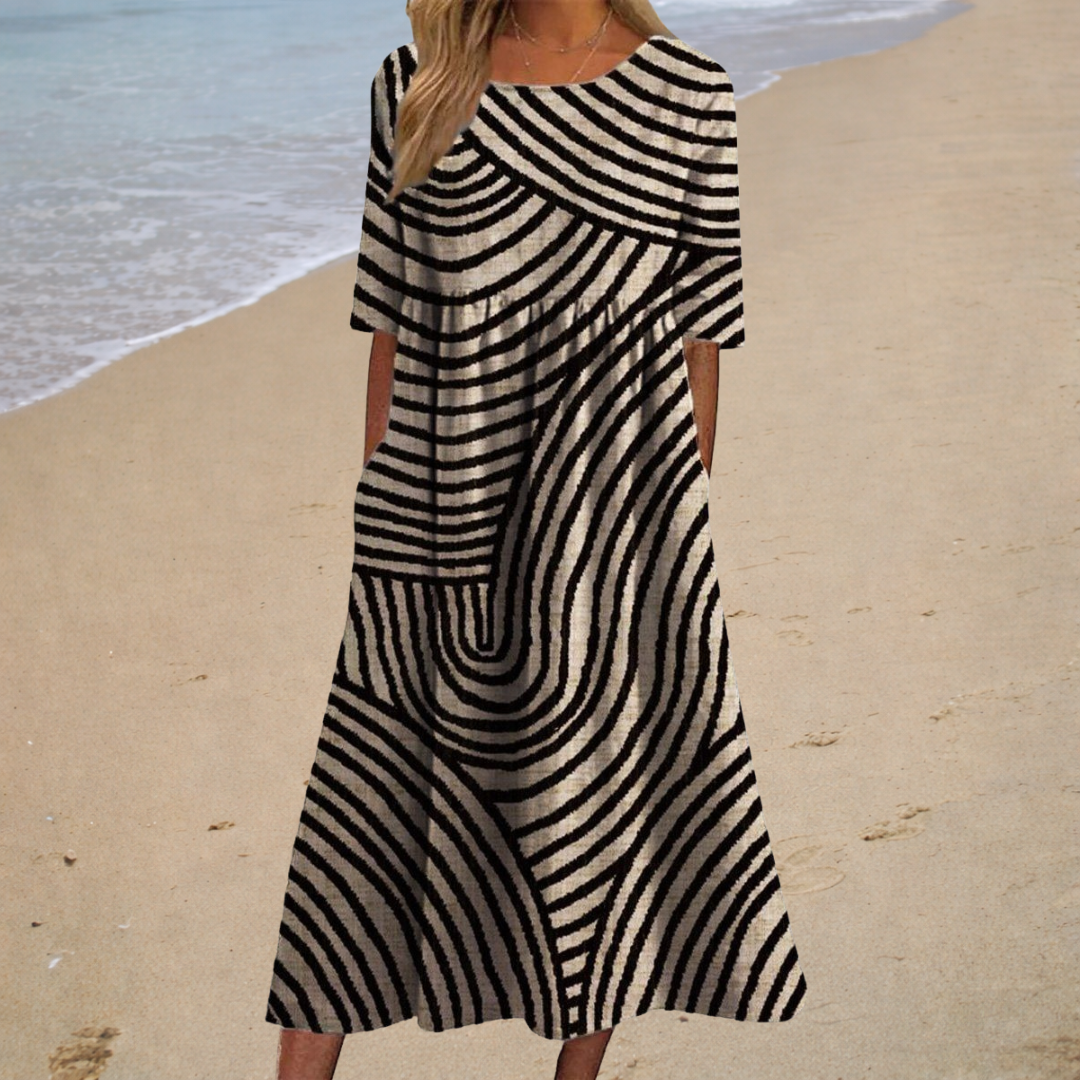 Thais - Vestito lungo fluido, chic e comodo