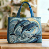 Borsa™ Artigianale con Delfini