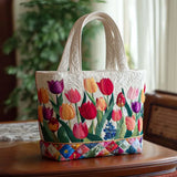 Borsa™ Imbottita con Tulipani