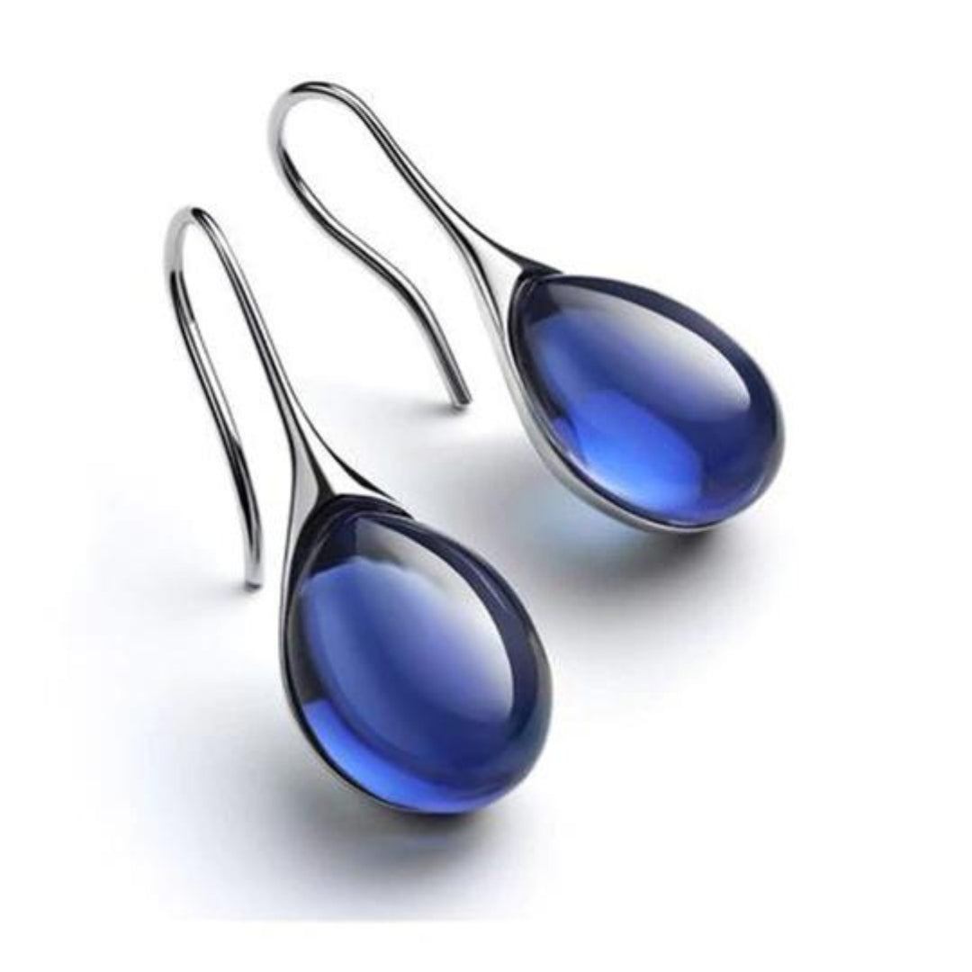 Orecchini in Cristallo d'Oro e Argento