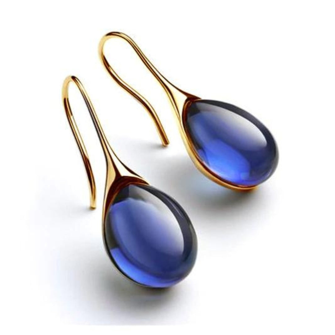Orecchini in Cristallo d'Oro e Argento