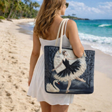 Borsa da Spiaggia Statement Ballerina Elegante – Capiente
