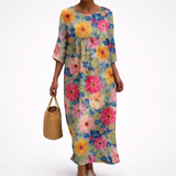 Solène - Vestito lungo fluido, chic e comodo