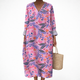 Clémence - Vestito Estivo Stampato Flattering
