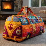 Borsa da viaggio trapuntata con strada colorata NCU0DK9889