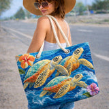 Borsa Mare Trapuntata Tartaruga Marina II – Capiente e Leggera