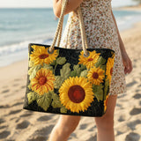 Borsa da Spiaggia Trapuntata Girasole – Capiente