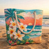Borsa Mare e Viaggio Trapuntata Spirito Tropicale