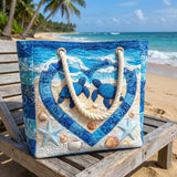 Borsa Mare e Viaggio Trapuntata Serenità della Tartaruga