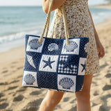 Borsa Mare Trapuntata Serenità di Conchiglie – Capiente e Leggera
