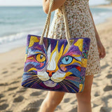 Borsa Mare e Piscina Trapuntata Gatto dallo Spirito Libero