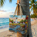 Borsa Mare e Viaggio Trapuntata Luce del Faro