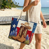 Borsa Mare e Viaggio Trapuntata Spirito del Texas