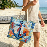 Borsa Mare Trapuntata Ancora Nautica – Capiente e Leggera