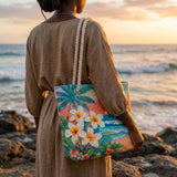 Borsa Mare e Viaggio Trapuntata Spirito Tropicale