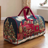 Borsa da viaggio trapuntata con treno delle feste NCU0DK9970