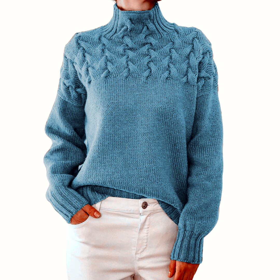 Nina | Maglione a Collo Alto Caldo