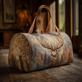Borsa da viaggio trapuntata con cervo maestoso NCU0NT10454