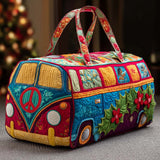 Borsa da viaggio a tracolla con furgoncino hippie allegro NCU0NT11381